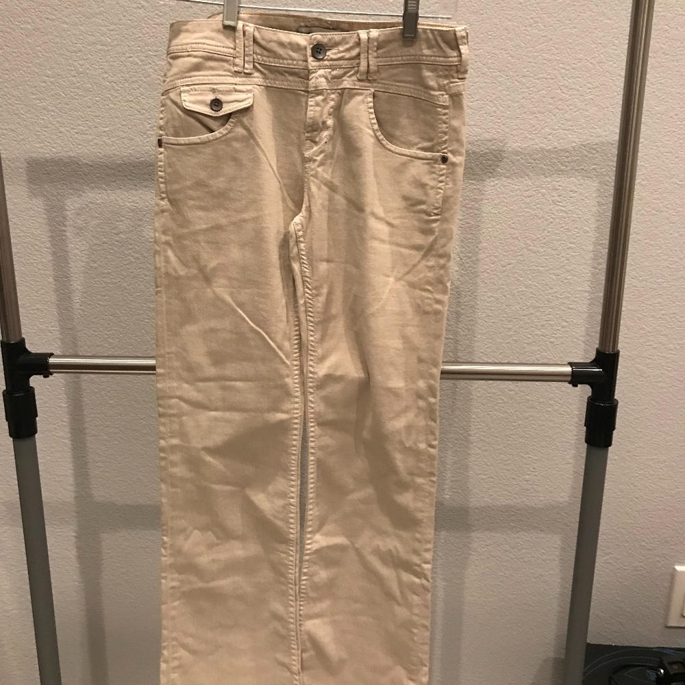 Anthropology Creme Pants